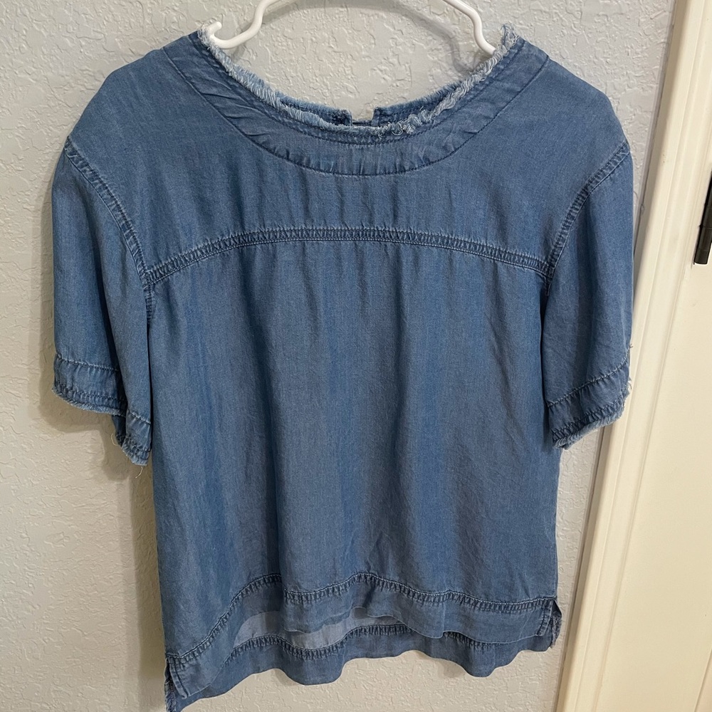 Denim blouse